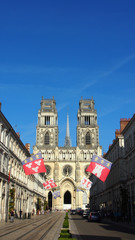 Naklejka premium Orléans: Kathedrale Sainte-Croix