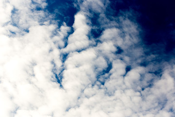 Obraz premium beautiful floating clouds in the blue sky