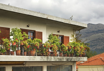 Fragment of house in Filiates. Greece