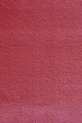 red plaster on wall