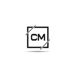 Initial Letter CM Logo Template Design