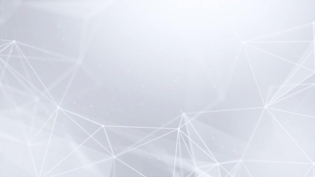 01. White Smooth Abstract clean black and white low poly waving 3D surface as creative background. Grey geometric vibrating environment or pulsating background