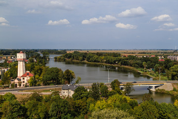 Widok na Kruszwicę i jezioro Gopło © fotozen