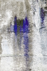 Background - grunge wall in Italy. Blue painted color.