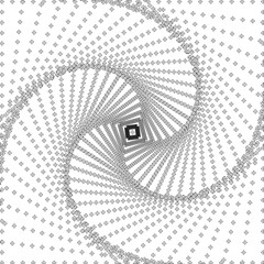 Abstract Twister Construction Structure Isolated Illustration On White Background Vector 