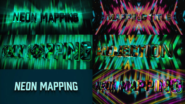 Projection Mapping Reveal Title