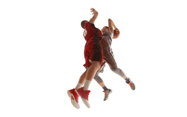 Basketball isolated on white