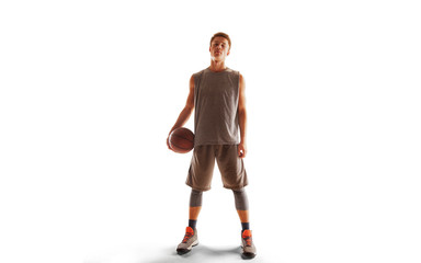 Basketball isolated on white