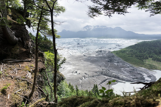 Glacier and ice burg in Cordova, Alaska 