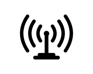 black black wifi signal image vector icon logo symbol