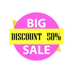 Big sale label