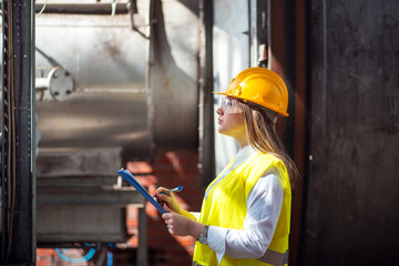 Portrait of female quality inspector