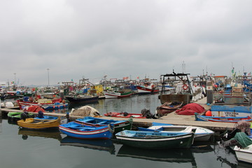 Fototapeta na wymiar Setúbal boats