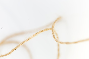 ropes on a white background