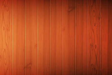 Orange wood texture background. Wood surface vector illustration.