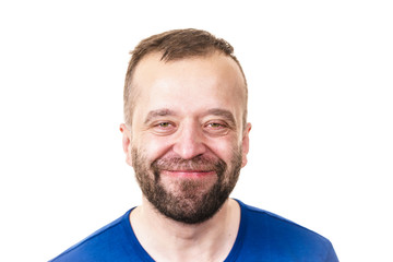 Fototapeta premium Nice adult bearded guy