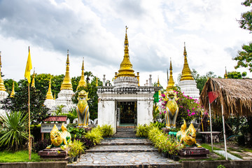 Chedi Sao Lang temple in Lampang province