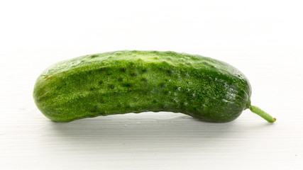 cucumber on white table