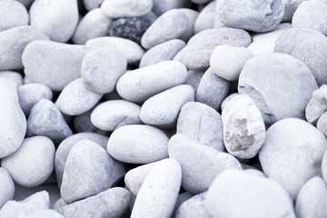 closeup of a pile of pebbles