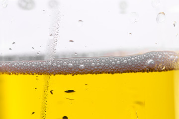 beer in close-up shot
