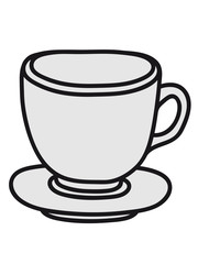 glas tasse tee kanne kaffee trinken durst kochen getränk schwarztee café lecker comic cartoon clipart