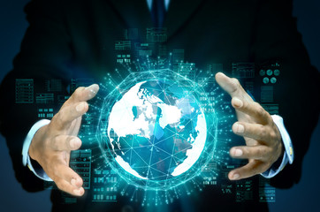 Internet big data concept