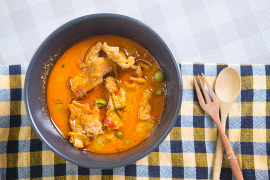 Panaeng curry with pork (Panang pork)