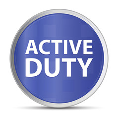 Active Duty blue round button