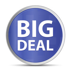Big Deal blue round button