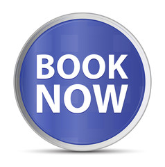 Book Now blue round button