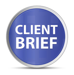 Client Brief blue round button
