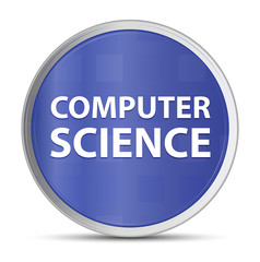 Computer Science blue round button