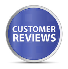 Customer Reviews blue round button