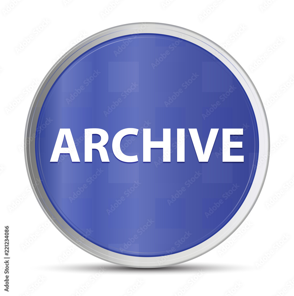 Poster Archive blue round button