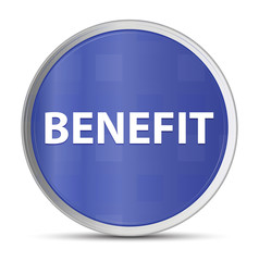 Benefit blue round button