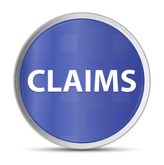 Claims blue round button
