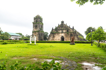 Fototapeta na wymiar UNESCO World Heritage Site San Agustin Church of Paoay