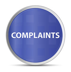 Complaints blue round button