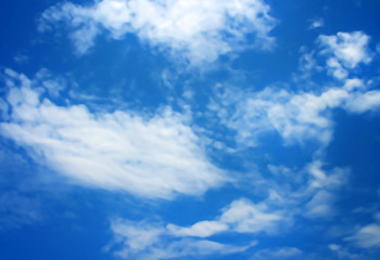 Blue sky with cloud
