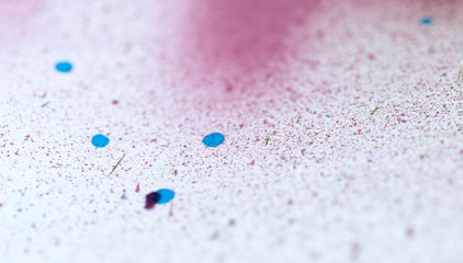 background, painted paint on white paper