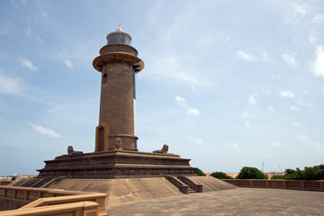 Old Lighthouse at the Galle Face in Colombo Sri Lanka Asia