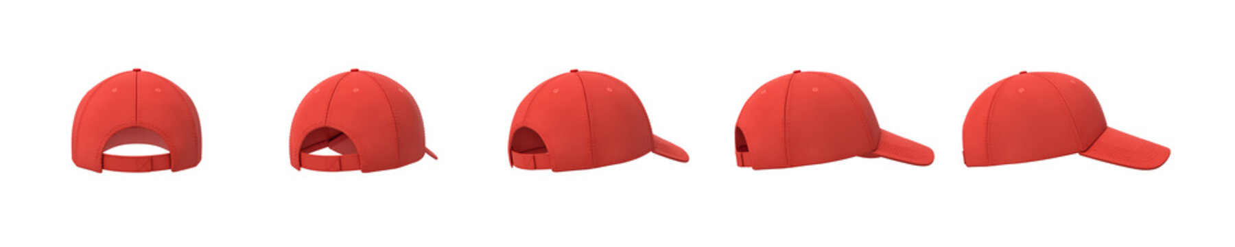 red baseball hat