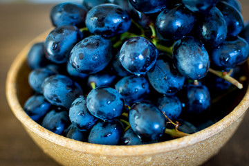 black grape - one of the most delicious fruits