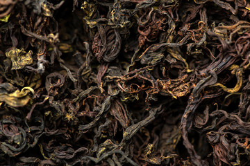 Drying and fermentation of tea willow