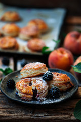 FRESH BLACKBERRY PEACH HAND PIES