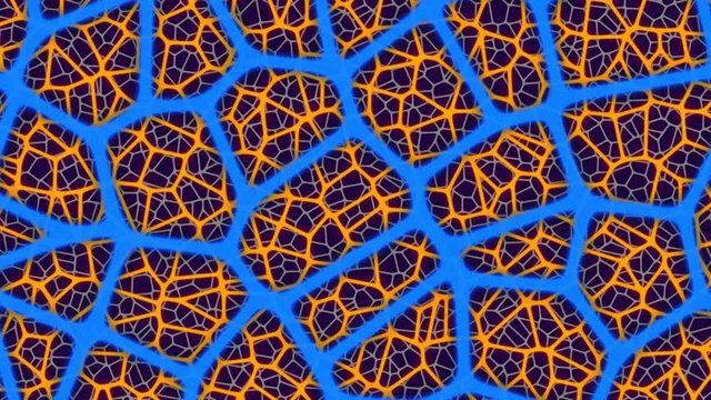 Loopable: Abstract biological cells/synapses background.