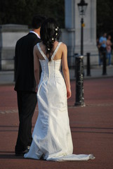 Naklejka premium Bride and Groom