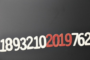 Year 2019 background 