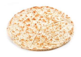 Flat Bread on white background