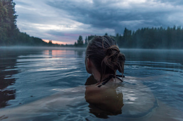 Swimming In The River © Laura